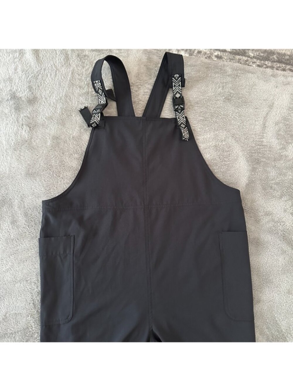 Kavu San Blas Black Overalls Jumpsuit Women's size XL Outdoor Hiking - Picture 2 of 6